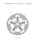 Internal wheel suspension system with shock absorption diagram and image