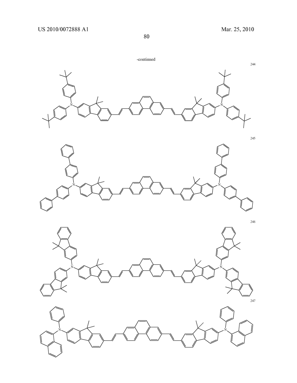 Novel organic electroluminescent compounds and organic electroluminescent device using the same - diagram, schematic, and image 82