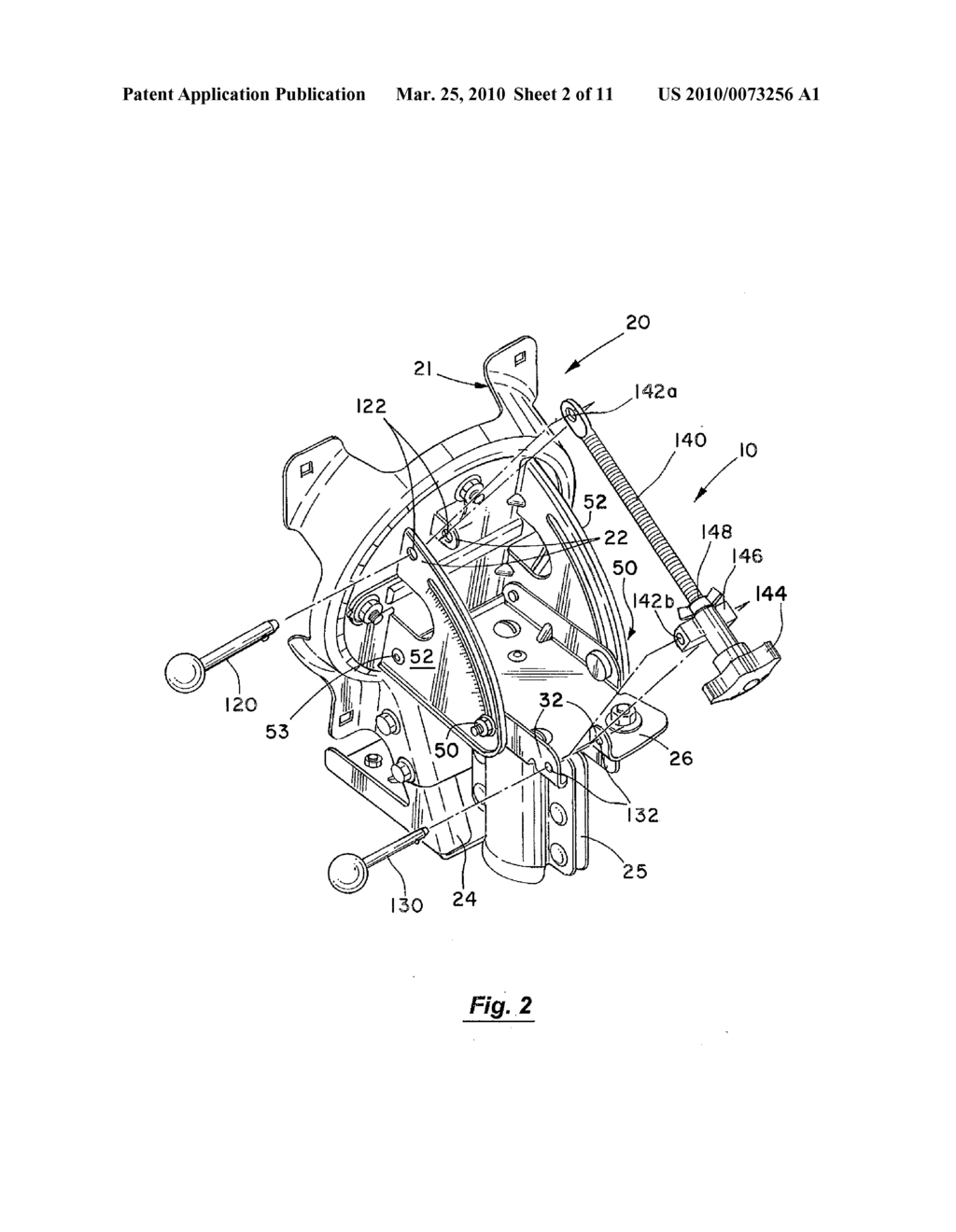 REMOVABLE FINE TUNE ELEVATION ADJUSTMENT TOOL FOR A SATELLITE ANTENNA SYSTEM - diagram, schematic, and image 03