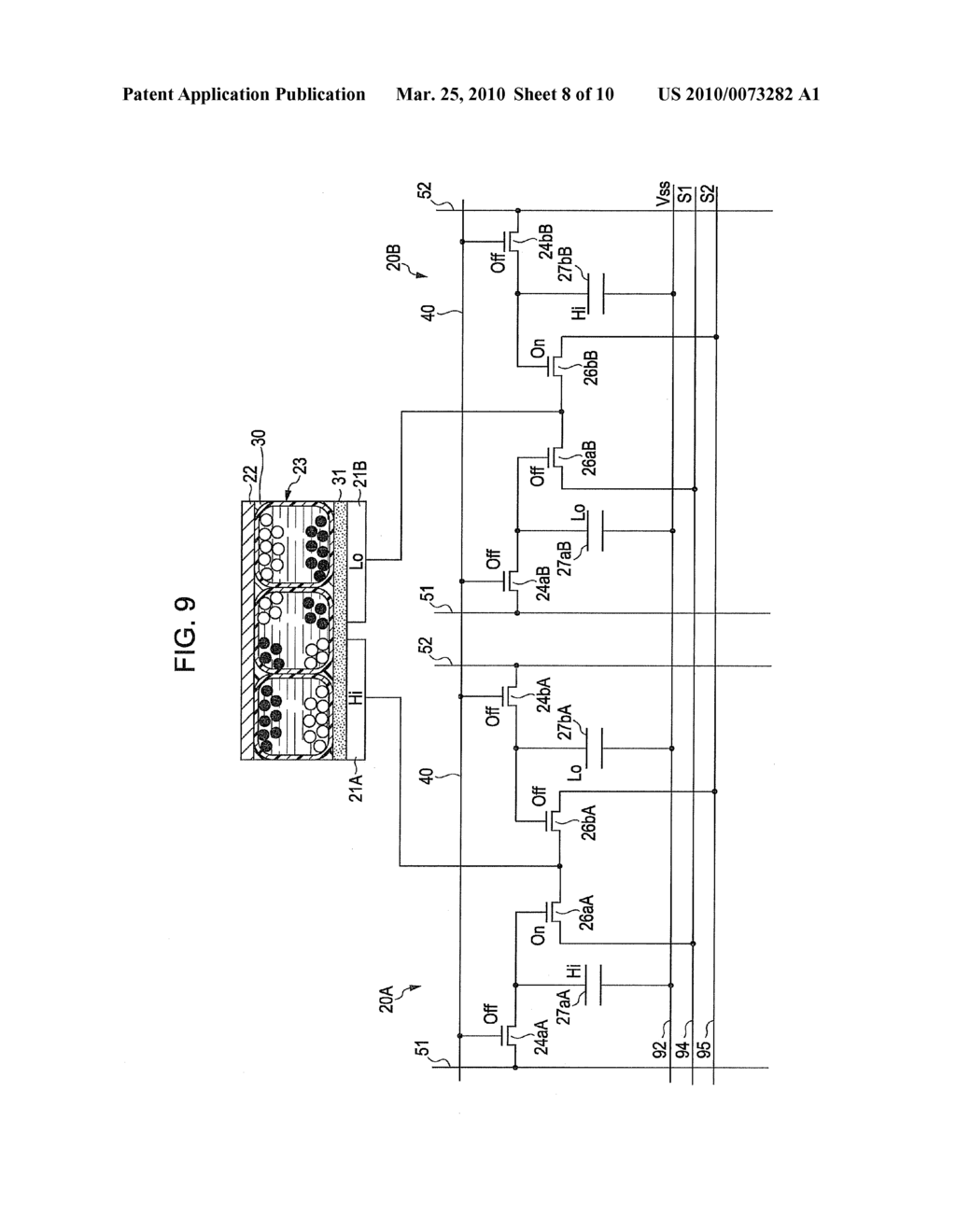 ELECTROPHORETIC DISPLAY DEVICE, METHOD OF DRIVING THE SAME, AND ELECTRONIC APPARATUS - diagram, schematic, and image 09