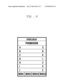 MOBILE TERMINAL AND DATA DISPLAY METHOD FOR THE SAME diagram and image