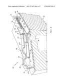 PRINTHEAD WITH NOZZLES HAVING INDIVIDUAL SUPPLY PASSAGES EXTENDING INTO SUBSTRATE diagram and image