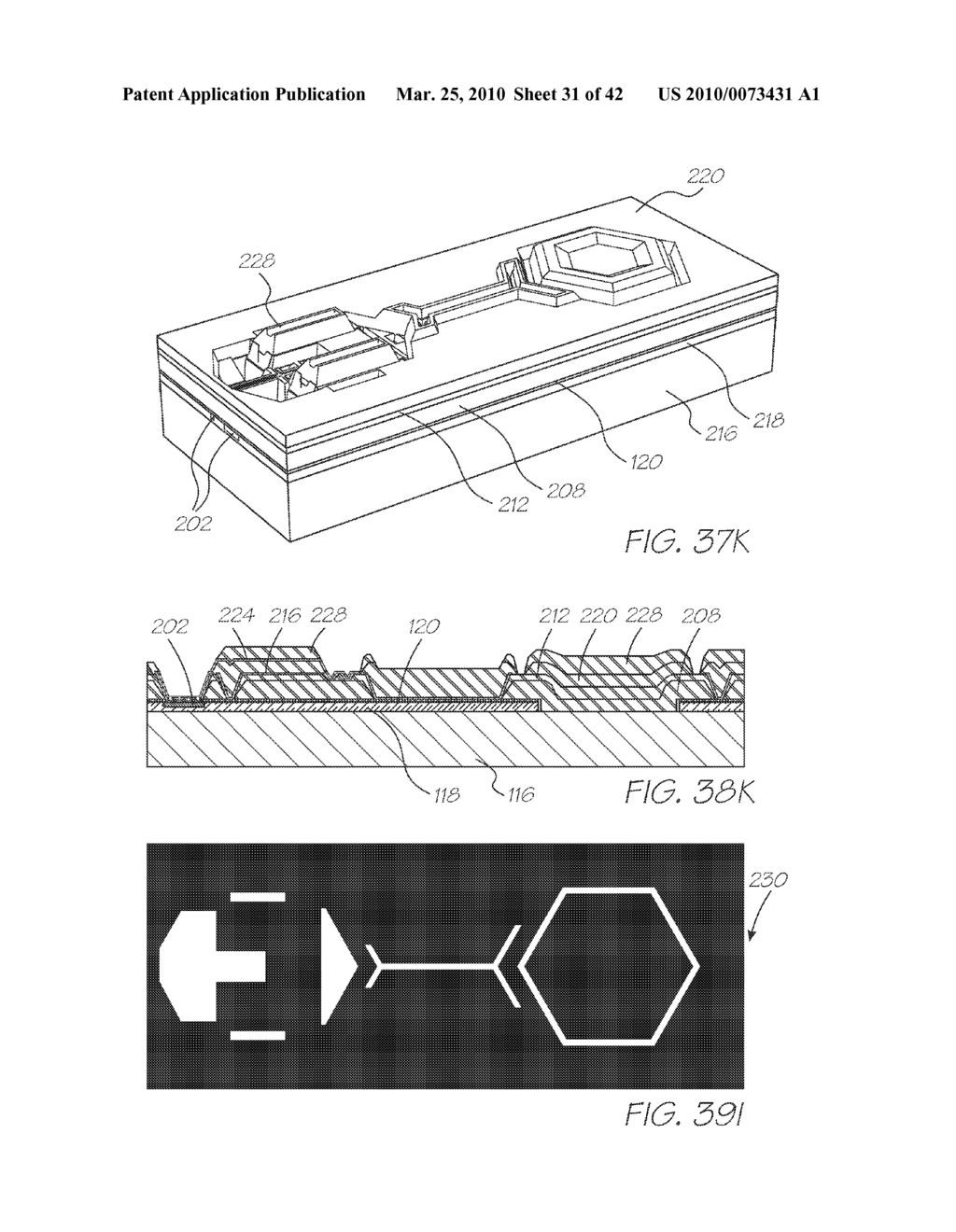 Nozzle Structure With Reciprocating Cantilevered Thermal Actuator - diagram, schematic, and image 32