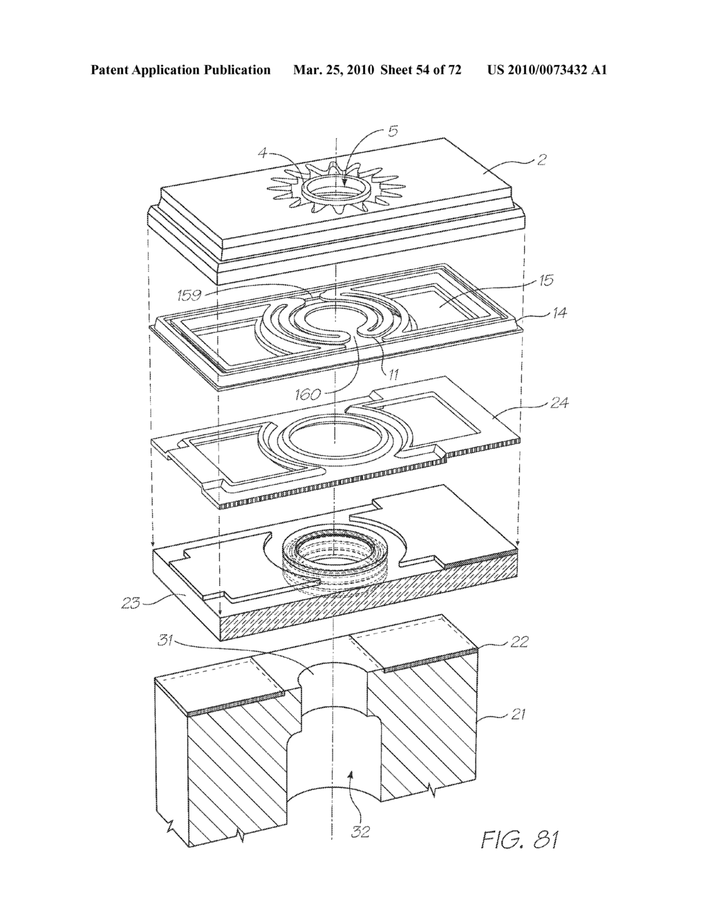 Ink Jet Printhead Incorporating Heater Element Proportionally Sized To Drop Size - diagram, schematic, and image 55