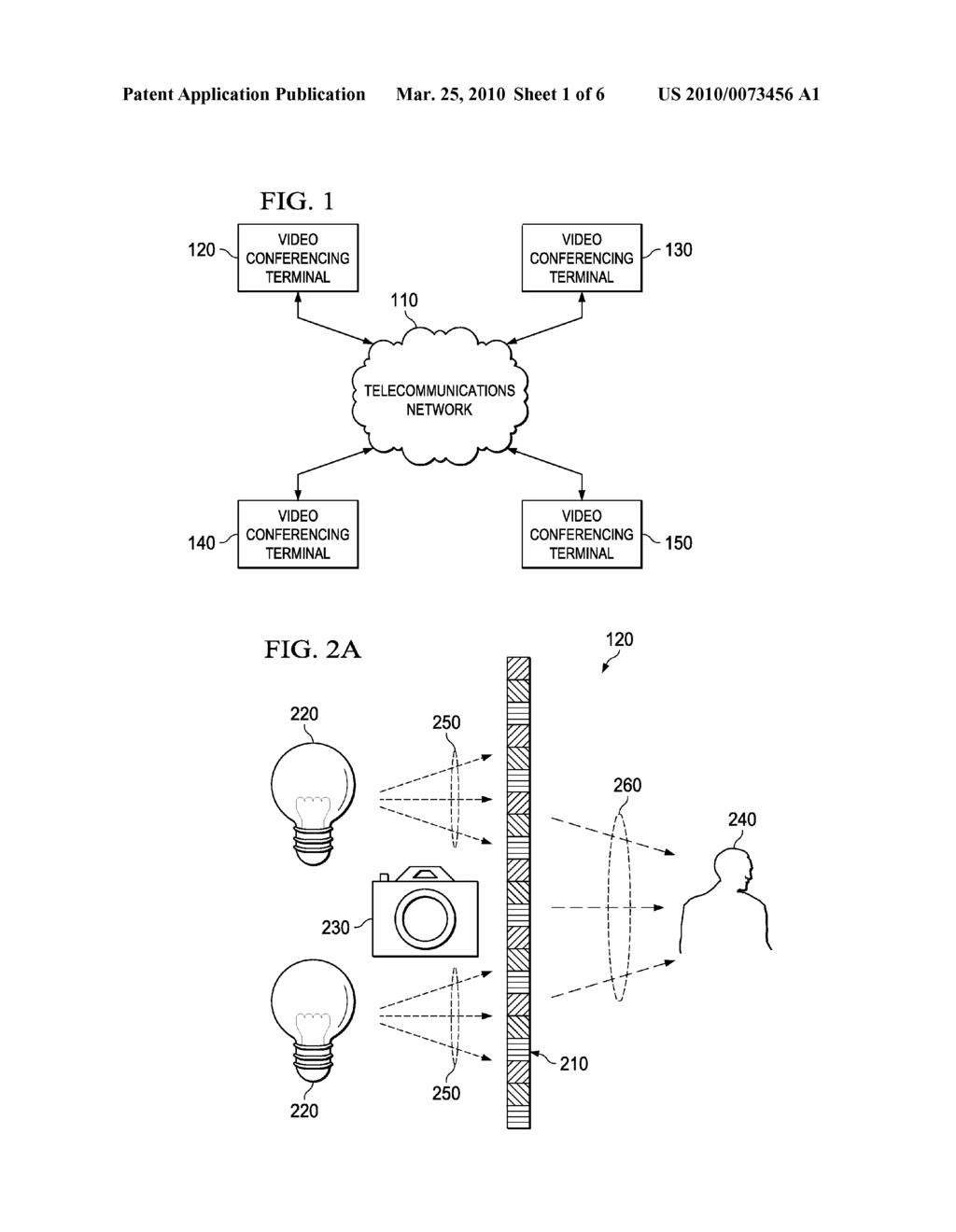 VIDEOCONFERENCING TERMINAL AND METHOD OF OPERATION THEREOF TO MAINTAIN EYE CONTACT - diagram, schematic, and image 02