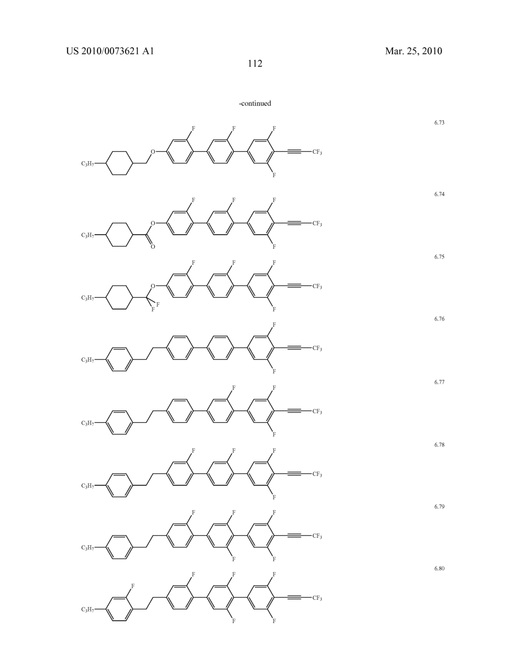 LIQUID CRYSTALLINE COMPOUND, LIQUID CRYSTAL COMPOSITION, LIQUID CRYSTAL DISPLAY ELEMENT - diagram, schematic, and image 113