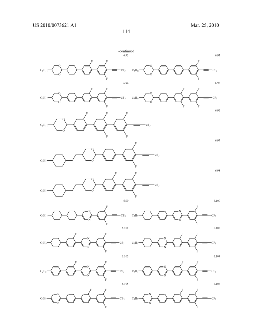 LIQUID CRYSTALLINE COMPOUND, LIQUID CRYSTAL COMPOSITION, LIQUID CRYSTAL DISPLAY ELEMENT - diagram, schematic, and image 115