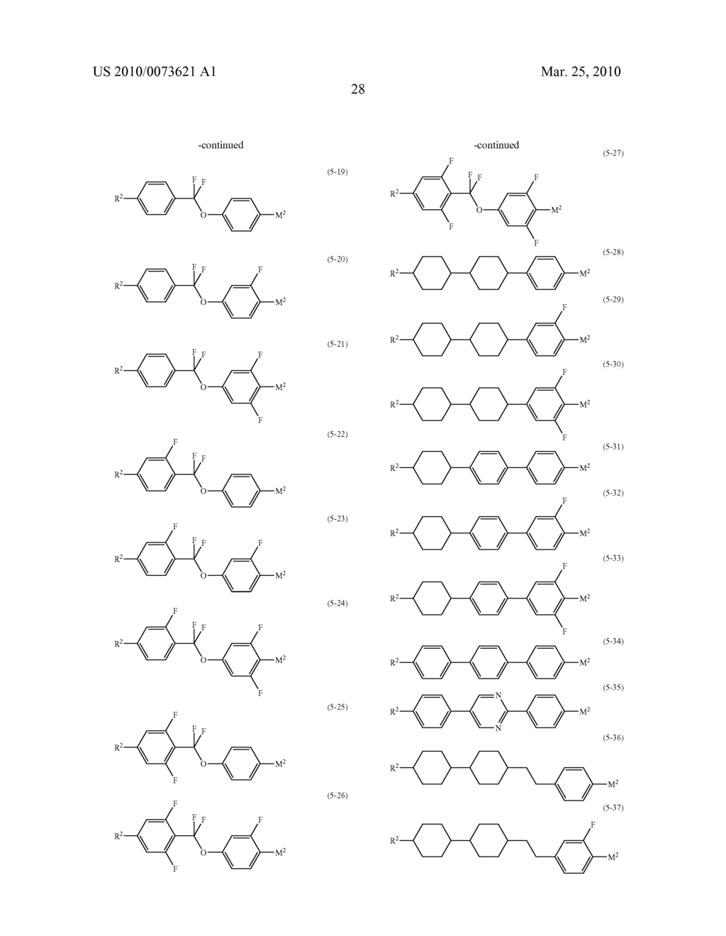 LIQUID CRYSTALLINE COMPOUND, LIQUID CRYSTAL COMPOSITION, LIQUID CRYSTAL DISPLAY ELEMENT - diagram, schematic, and image 29