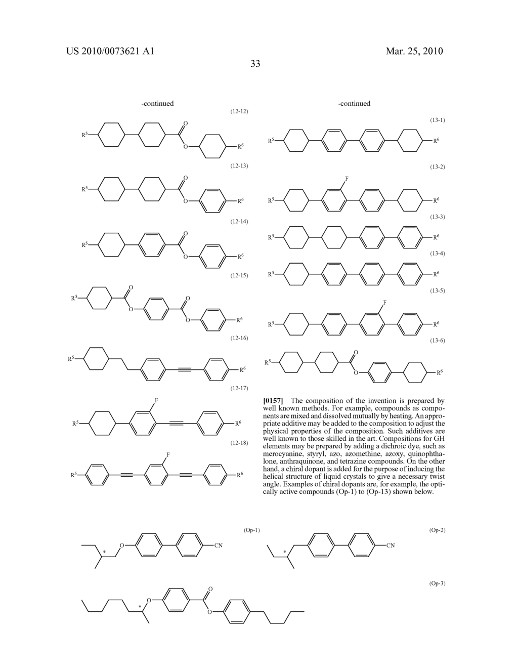 LIQUID CRYSTALLINE COMPOUND, LIQUID CRYSTAL COMPOSITION, LIQUID CRYSTAL DISPLAY ELEMENT - diagram, schematic, and image 34