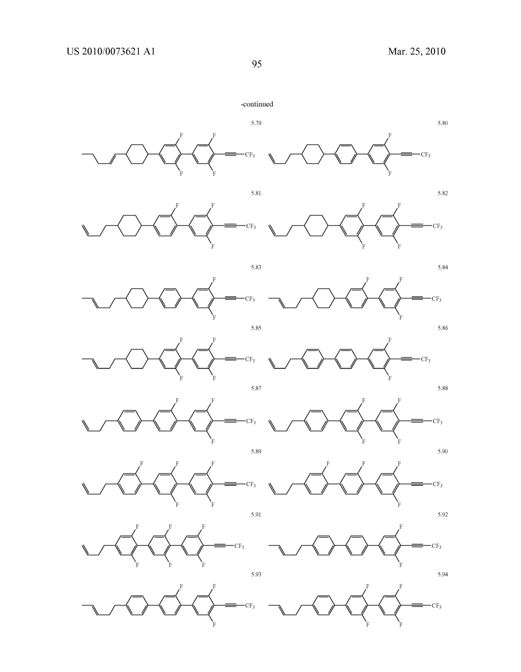 LIQUID CRYSTALLINE COMPOUND, LIQUID CRYSTAL COMPOSITION, LIQUID CRYSTAL DISPLAY ELEMENT - diagram, schematic, and image 96