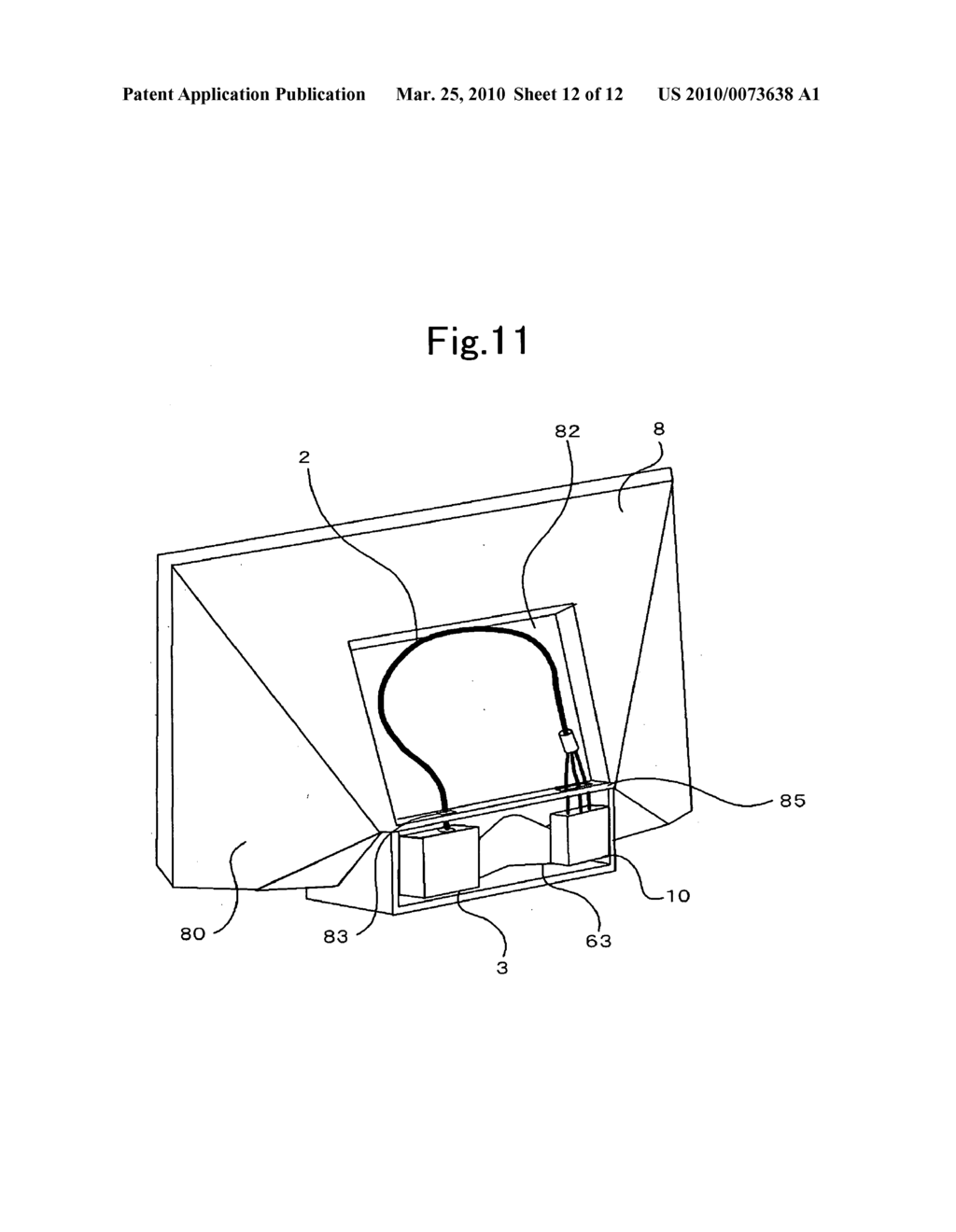 Projection display apparatus - diagram, schematic, and image 13