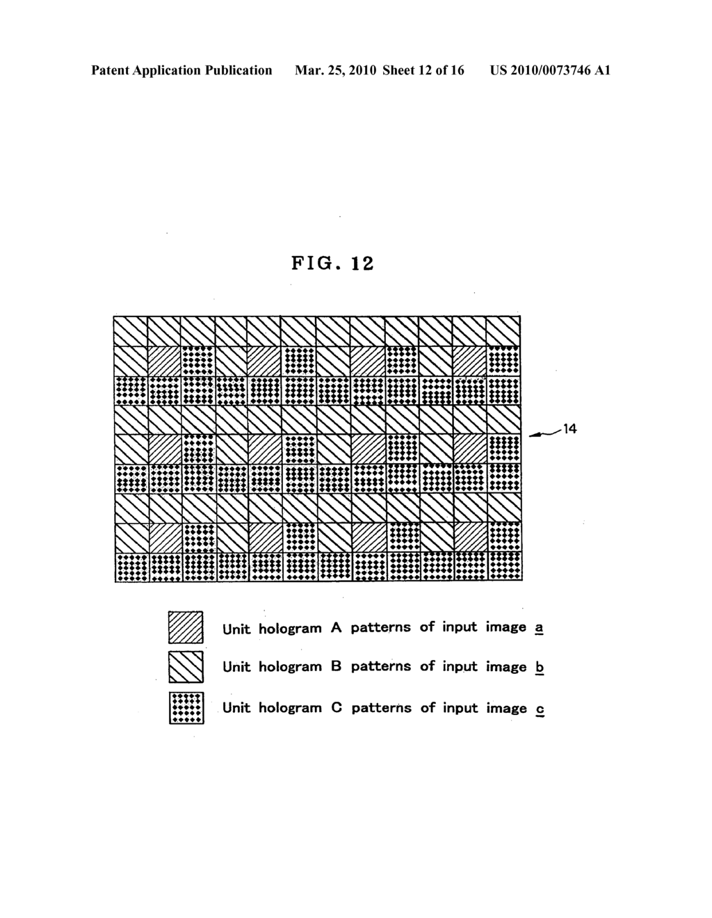 HOLOGRAM AND HOLGRAPHIC VIEWING DEVICE INCORPORATING IT - diagram, schematic, and image 13