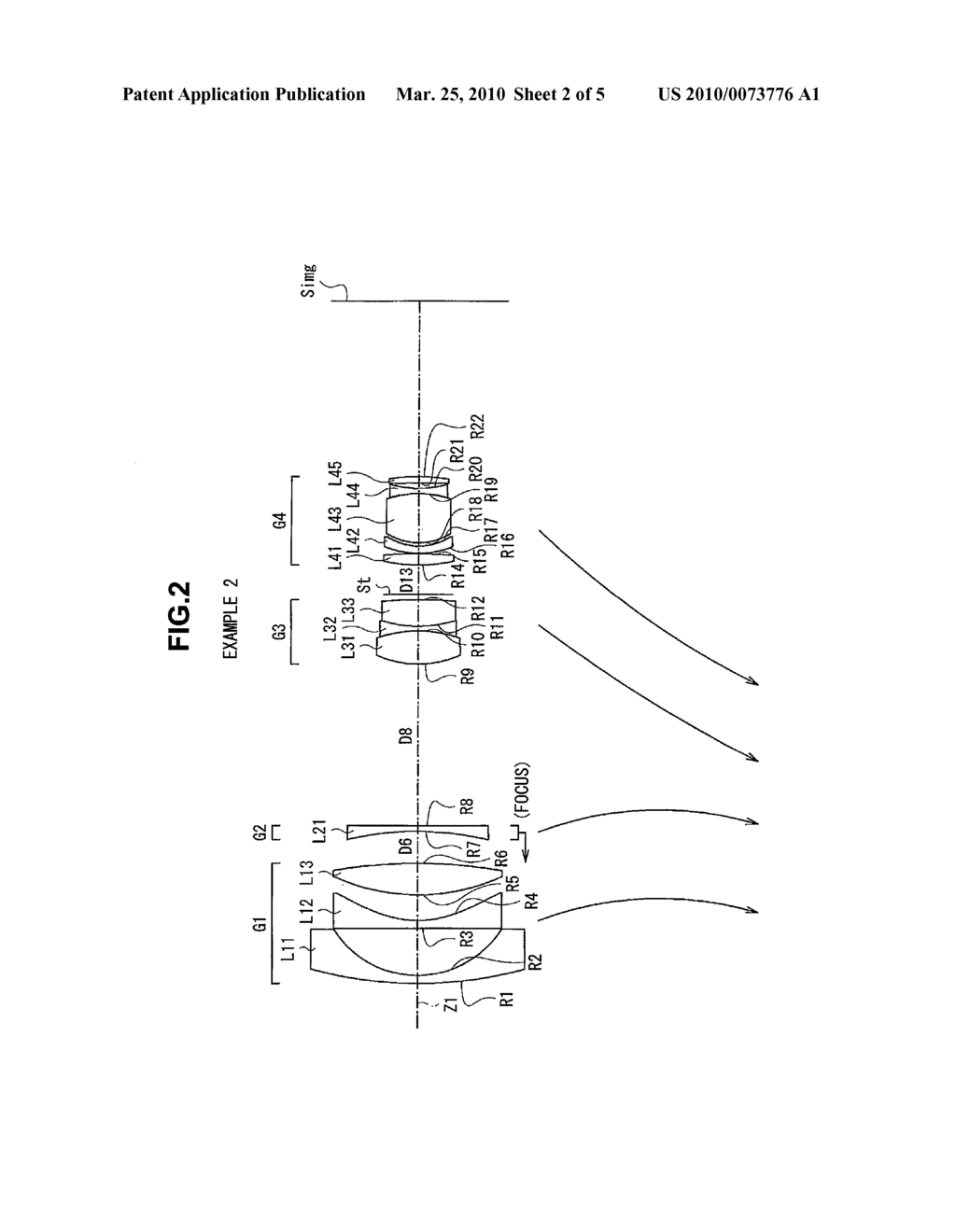 ZOOM LENS AND IMAGING APPARATUS - diagram, schematic, and image 03