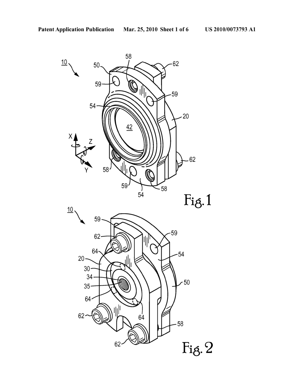 SPHERICAL MIRROR MOUNT - diagram, schematic, and image 02