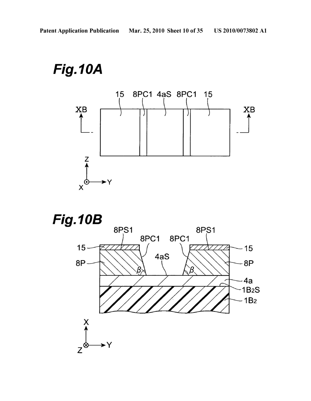 Thermally assisted magnetic head having an asymmetric plasmon antenna and manufacturing method thereof - diagram, schematic, and image 11