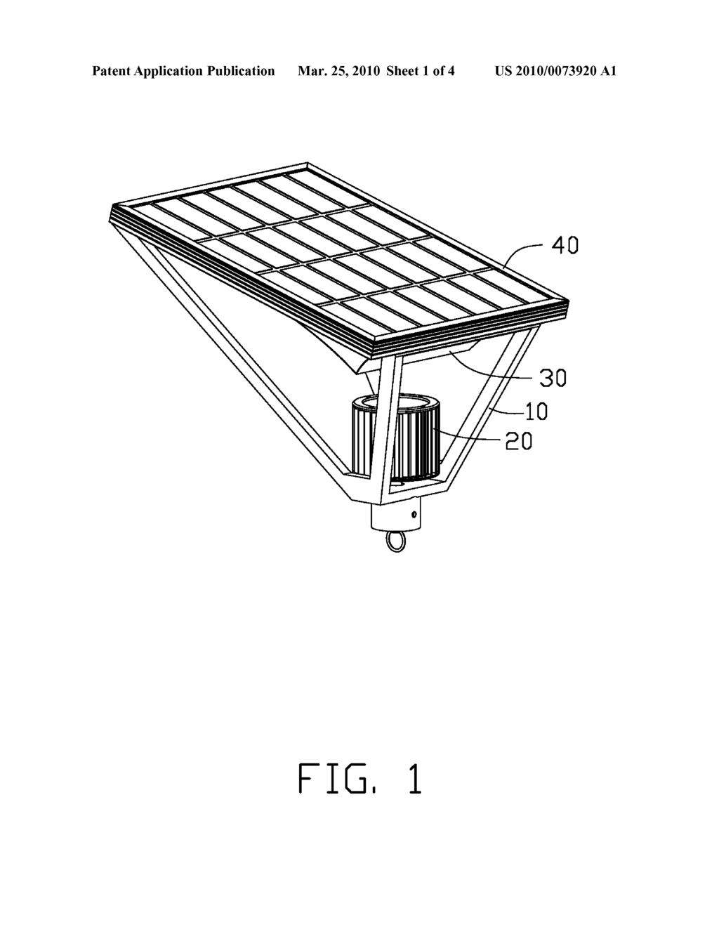 SOLAR LED LAMP ASSEMBLY - diagram, schematic, and image 02