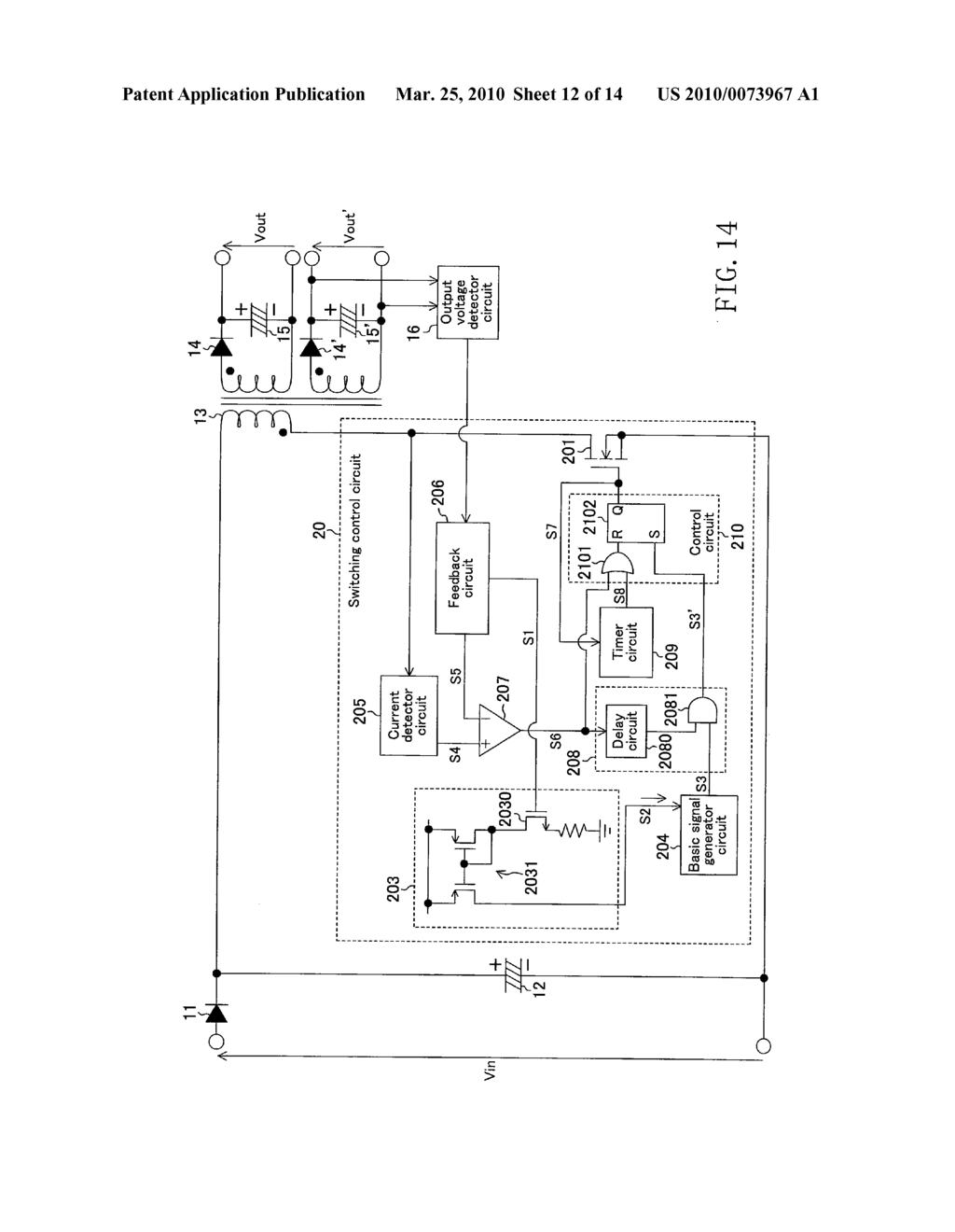 SWITCHING CONTROL CIRCUIT AND SWITCHING POWER SUPPLY - diagram, schematic, and image 13