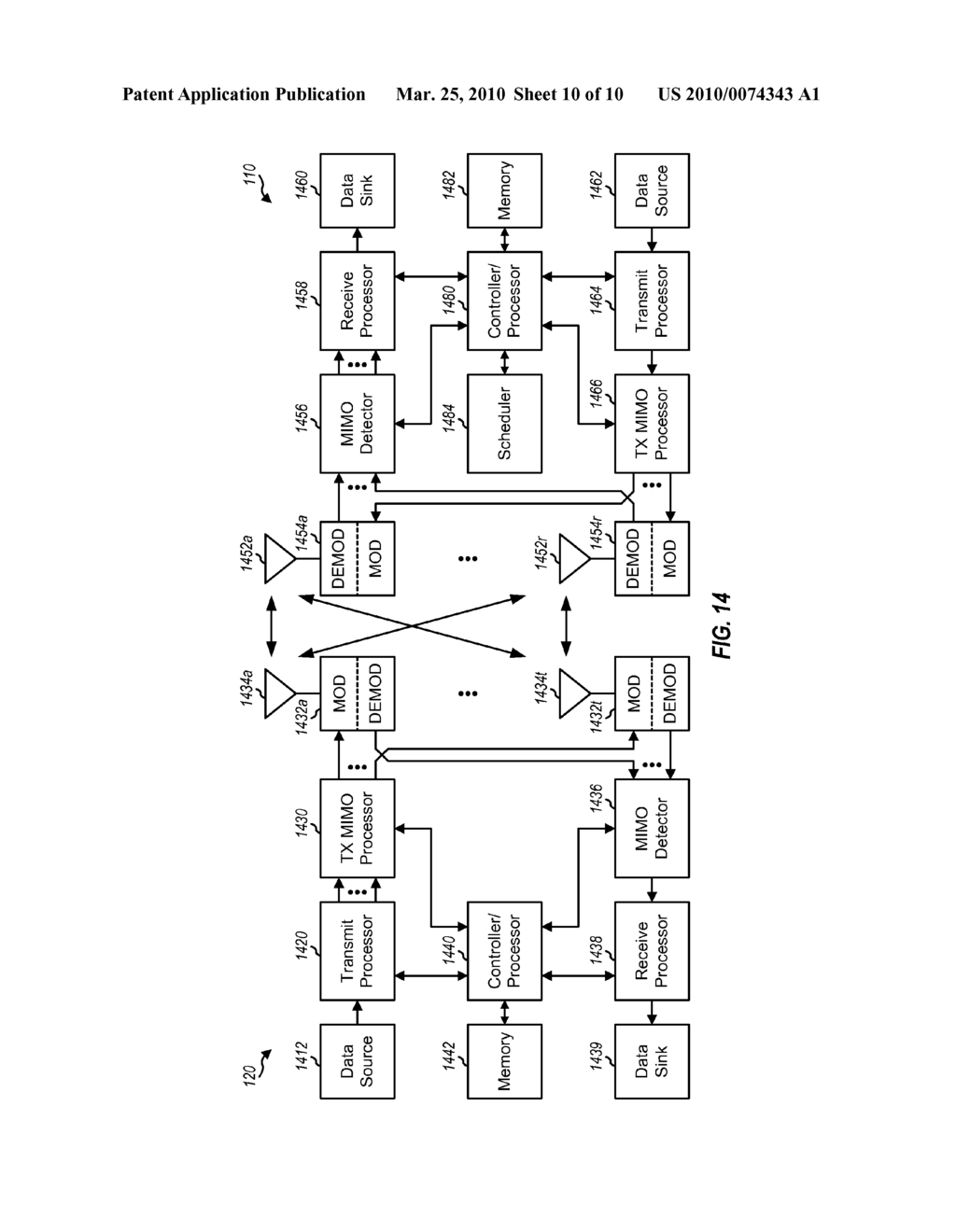 EFFICIENT MUTIPLEXING OF REFERENCE SIGNAL AND DATA IN A WIRELESS COMMUNICATION SYSTEM - diagram, schematic, and image 11