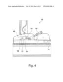 LOCKING APPARATUS FOR AN OBJECT BEING LOCKABLE ON A RAIL diagram and image