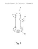 LOCKING APPARATUS FOR AN OBJECT BEING LOCKABLE ON A RAIL diagram and image