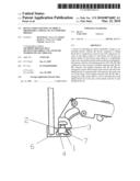 DEVICE FOR FASTENING AN OBJECT, PREFERABLY A HINGE, TO AN EXTRUDED PROFILE diagram and image