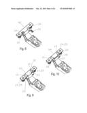 DEVICE FOR FASTENING AN OBJECT, PREFERABLY A HINGE, TO AN EXTRUDED PROFILE diagram and image