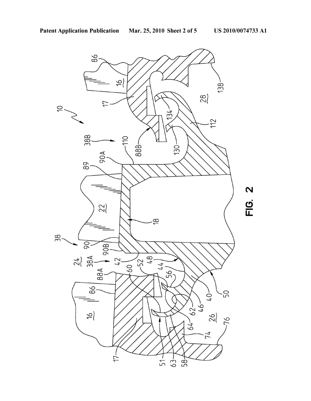 Ingestion Resistant Seal Assembly - diagram, schematic, and image 03