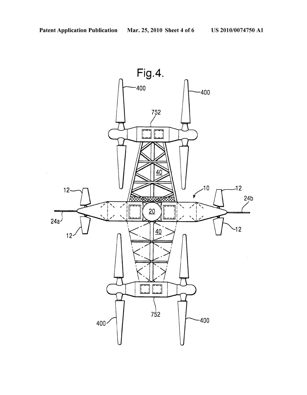 Floating Device for Production of Energy from Water Currents - diagram, schematic, and image 05