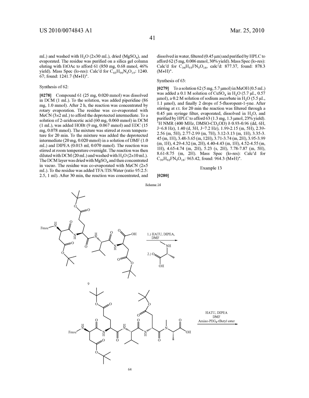 Novel Substrate Based PET Imaging Agents - diagram, schematic, and image 45