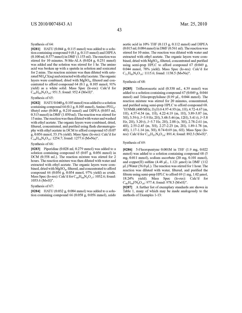 Novel Substrate Based PET Imaging Agents - diagram, schematic, and image 47