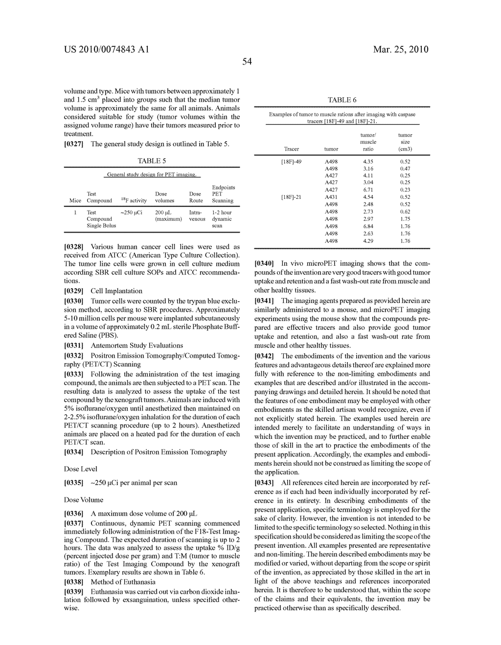 Novel Substrate Based PET Imaging Agents - diagram, schematic, and image 58