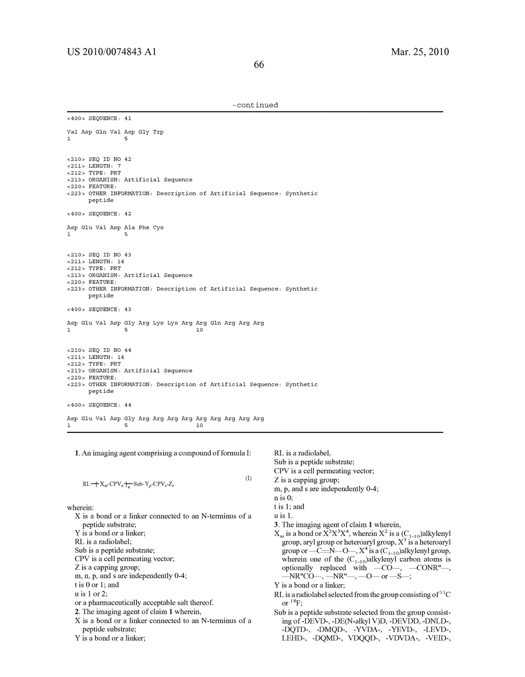 Novel Substrate Based PET Imaging Agents - diagram, schematic, and image 70