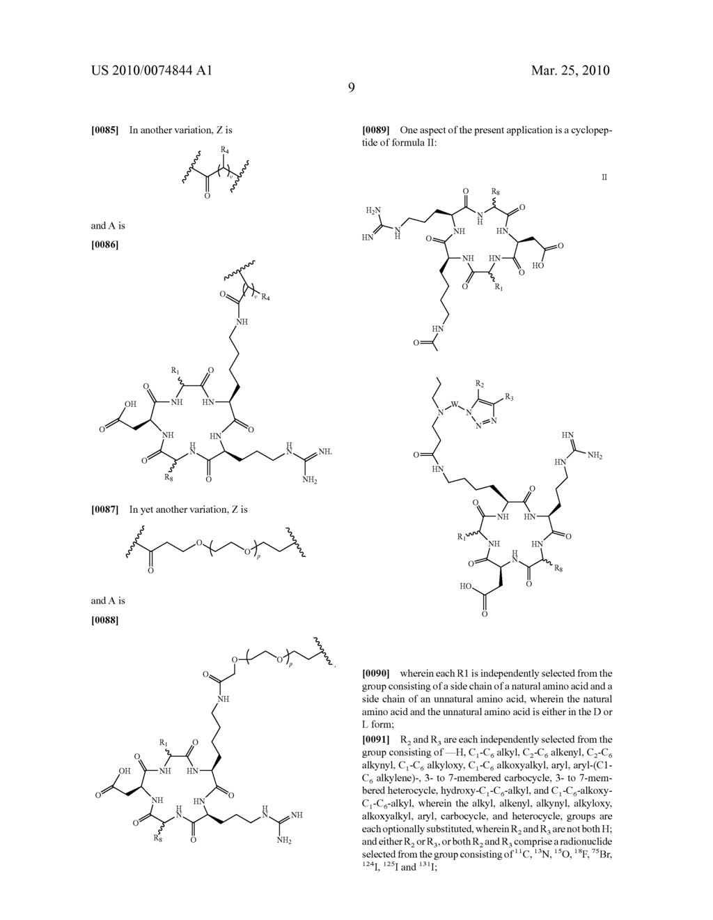 Cyclopeptides Containing RGD Mimetics As Imaging Markers For Integrins - diagram, schematic, and image 17