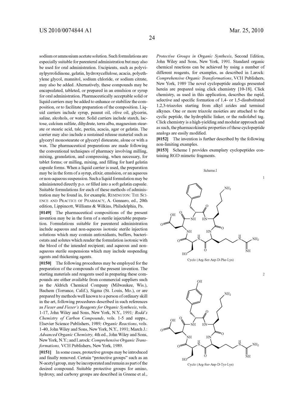 Cyclopeptides Containing RGD Mimetics As Imaging Markers For Integrins - diagram, schematic, and image 32