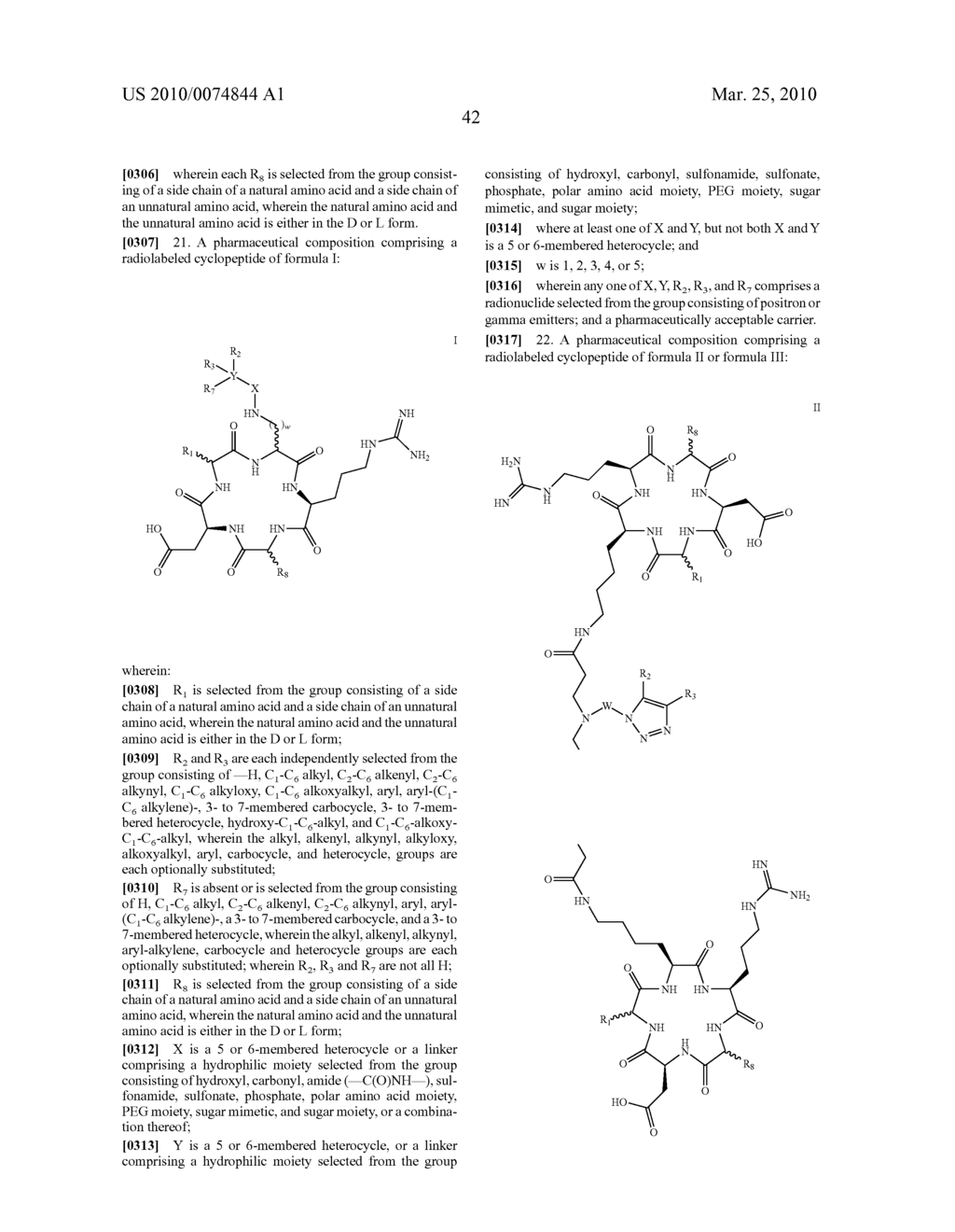 Cyclopeptides Containing RGD Mimetics As Imaging Markers For Integrins - diagram, schematic, and image 50