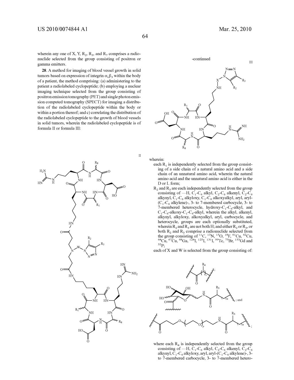 Cyclopeptides Containing RGD Mimetics As Imaging Markers For Integrins - diagram, schematic, and image 72