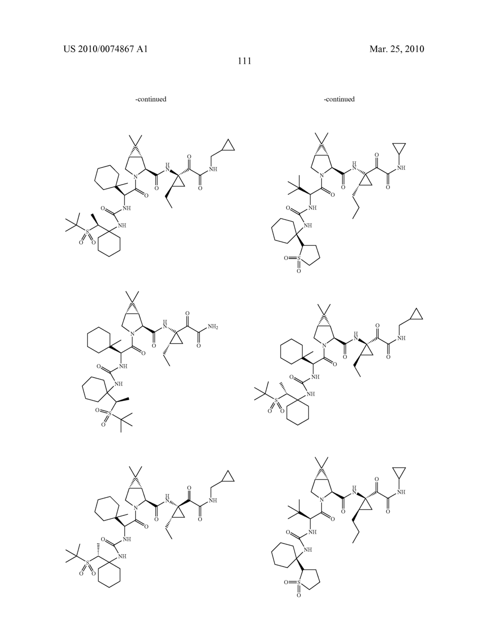 P1-NONEPIMERIZABLE KETOAMIDE INHIBITORS OF HCV NS3 PROTEASE - diagram, schematic, and image 112