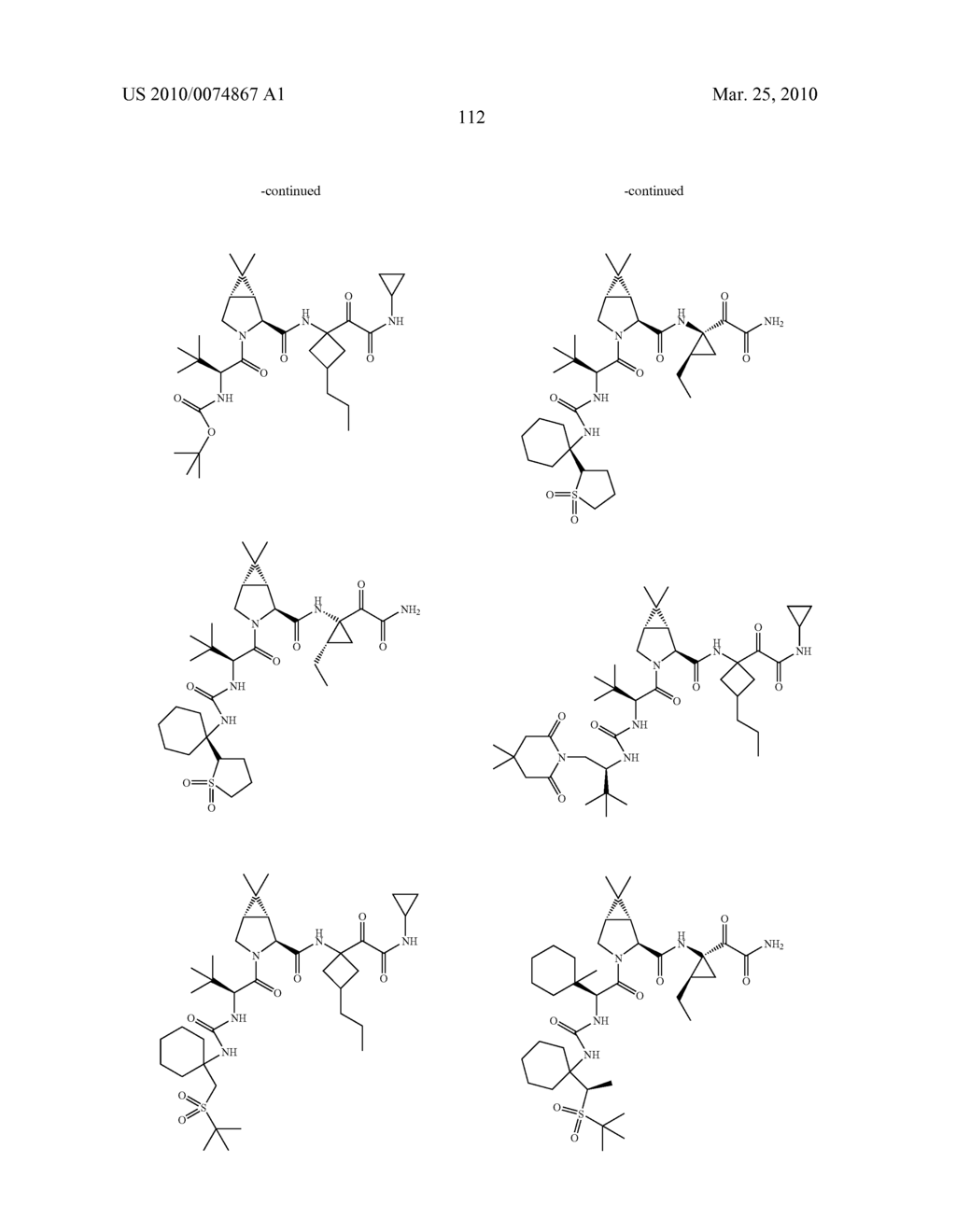 P1-NONEPIMERIZABLE KETOAMIDE INHIBITORS OF HCV NS3 PROTEASE - diagram, schematic, and image 113