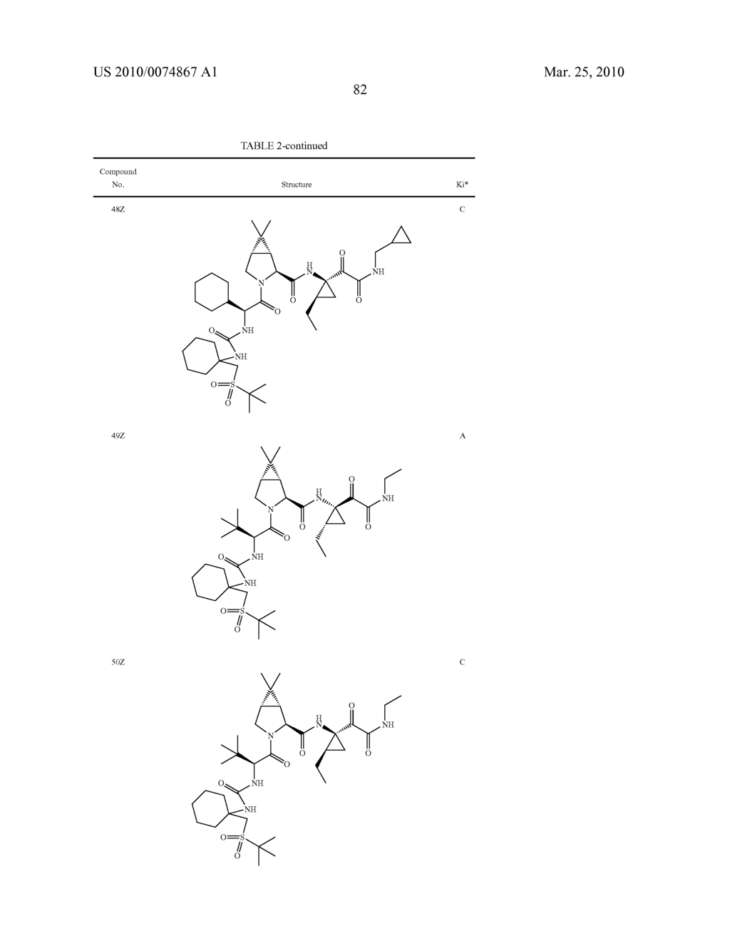 P1-NONEPIMERIZABLE KETOAMIDE INHIBITORS OF HCV NS3 PROTEASE - diagram, schematic, and image 83