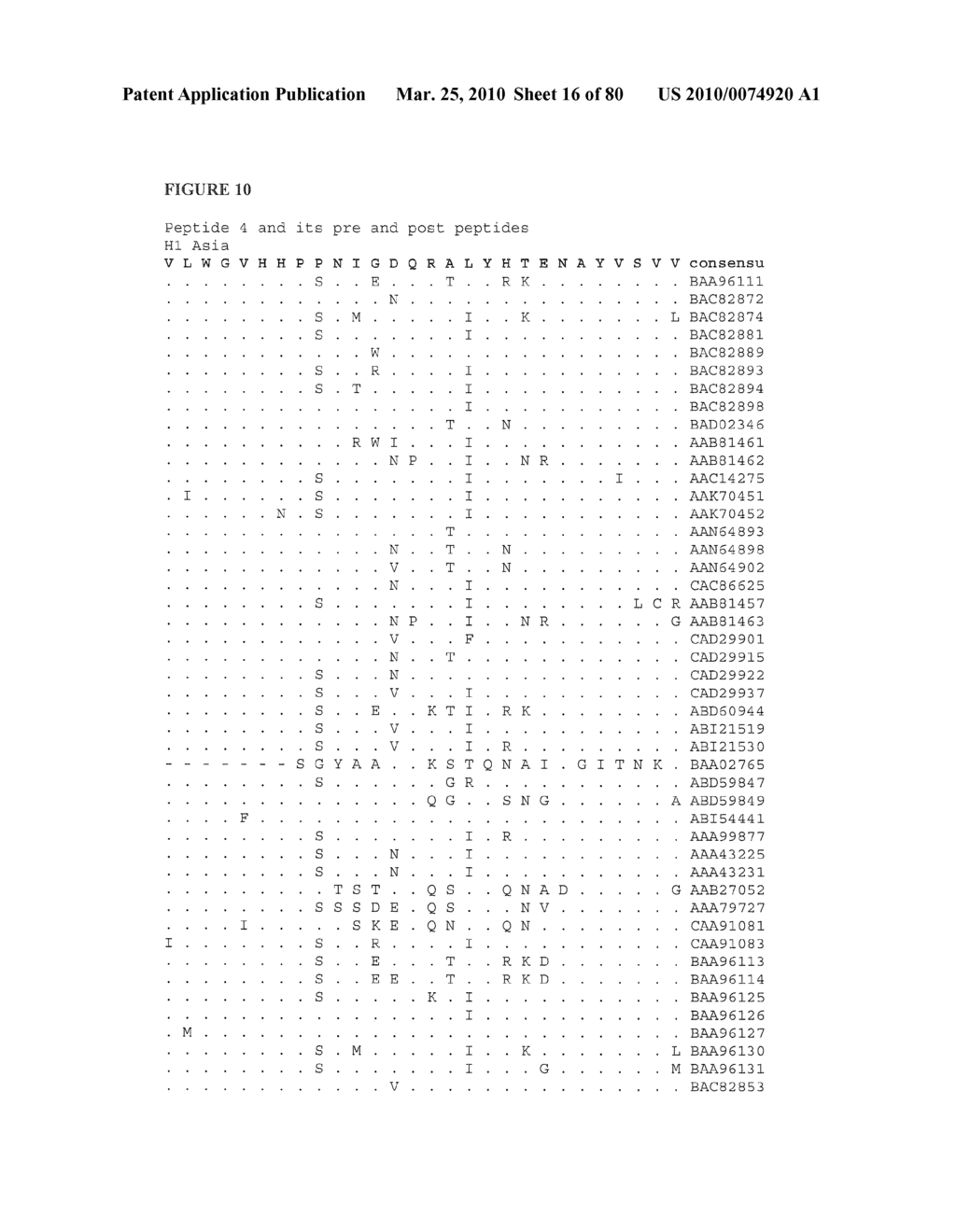 PEPTIDE VACCINE FOR INFLUENZA VIRUS - diagram, schematic, and image 17