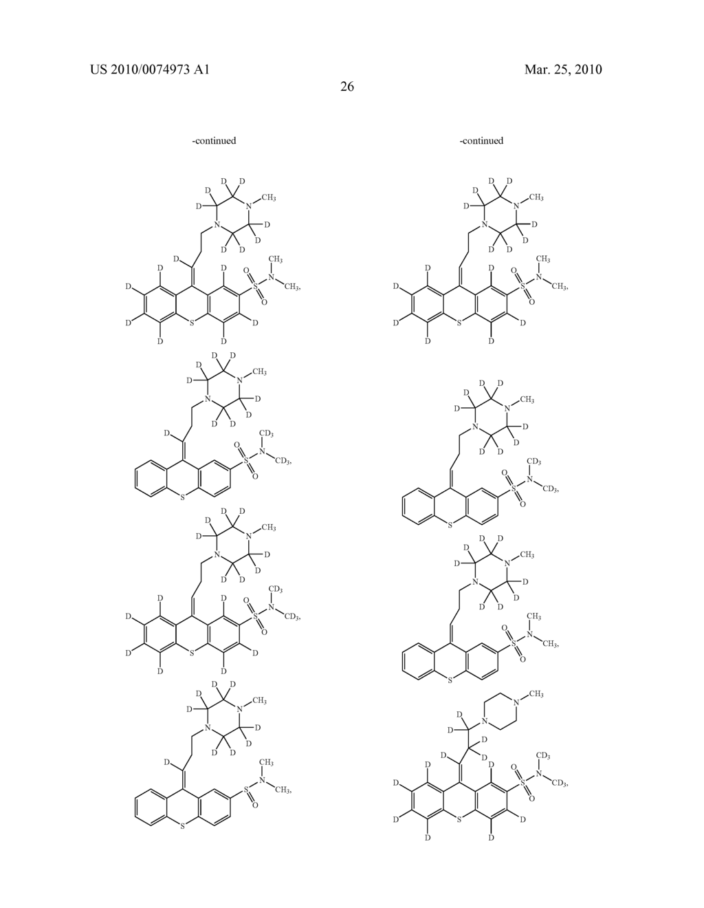 THIOXANTHENE MODULATORS OF DOPAMINE D2 RECEPTORS - diagram, schematic, and image 27