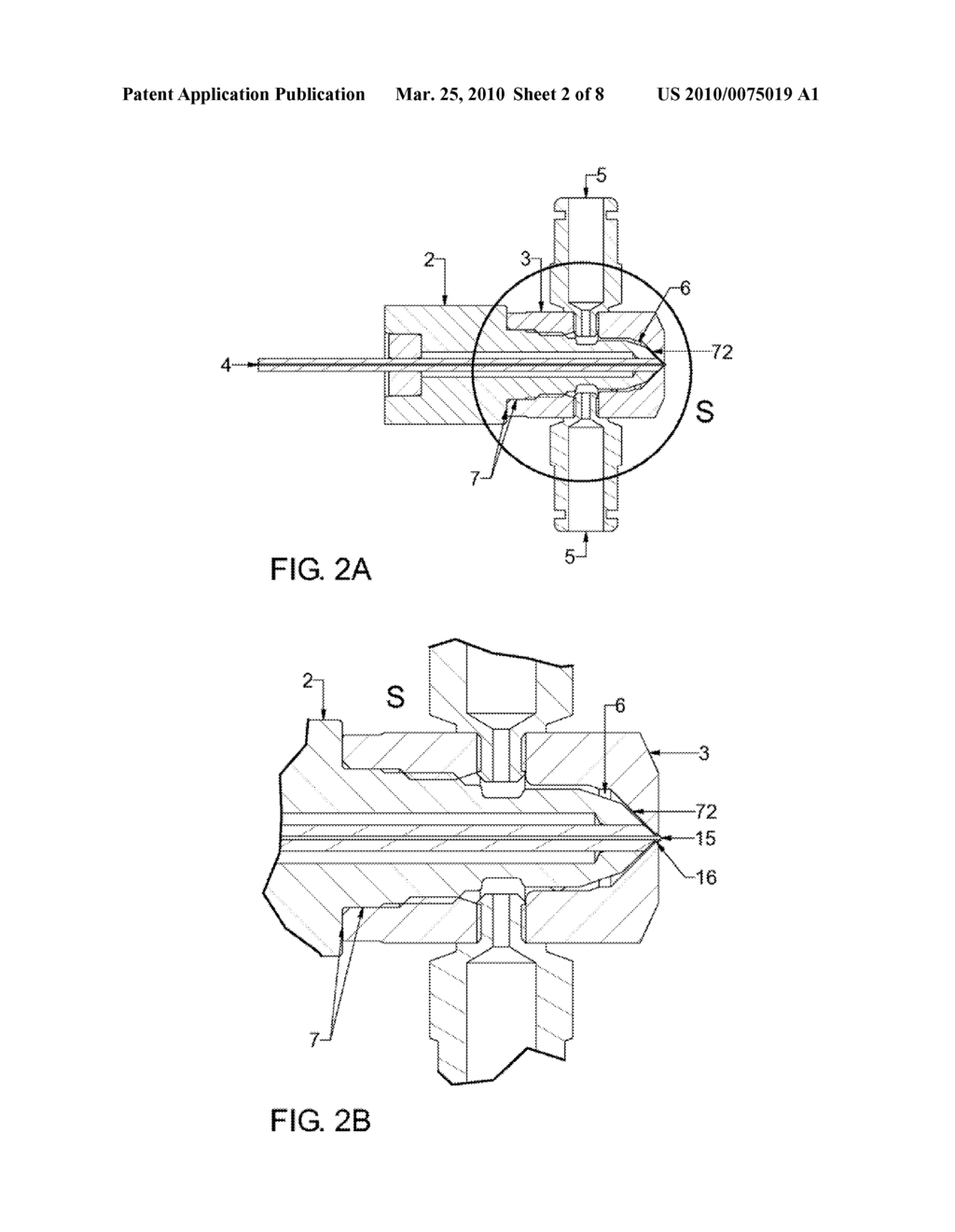 Spraying device with improved tip and method of manufacture - diagram, schematic, and image 03