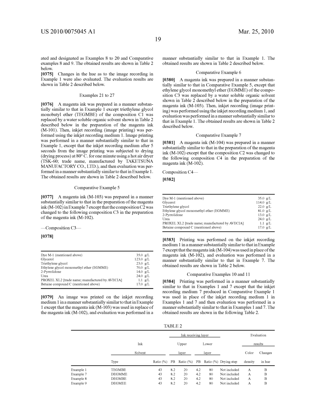 INKJET RECORDING MEDIUM AND INKJET RECORDING METHOD - diagram, schematic, and image 20