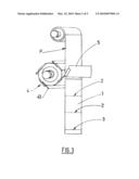 MANUFACTURING METHOD AND SYSTEM AND ASSOCIATED ROLLS OF SHEETS WITH ALTERNATING CUTS AND PRE-CUTS diagram and image