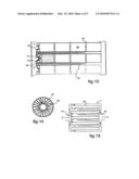 DEVICE FOR COOLING BATTERIES OF AN ELECTRONICALLY AND/OR HYBRID POWERED VEHICLE diagram and image