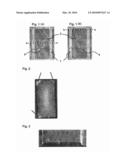 PROCESS FOR PRODUCING SUBSTRATE HAVING PARTITION WALLS AND PIXELS FORMED THEREON diagram and image