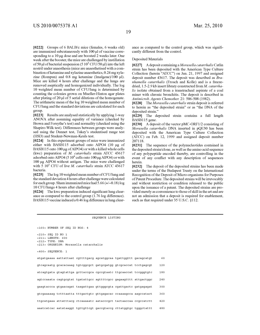 MORAXELLA CATARRHALIS BASB115 POLYPEPTIDES - diagram, schematic, and image 21