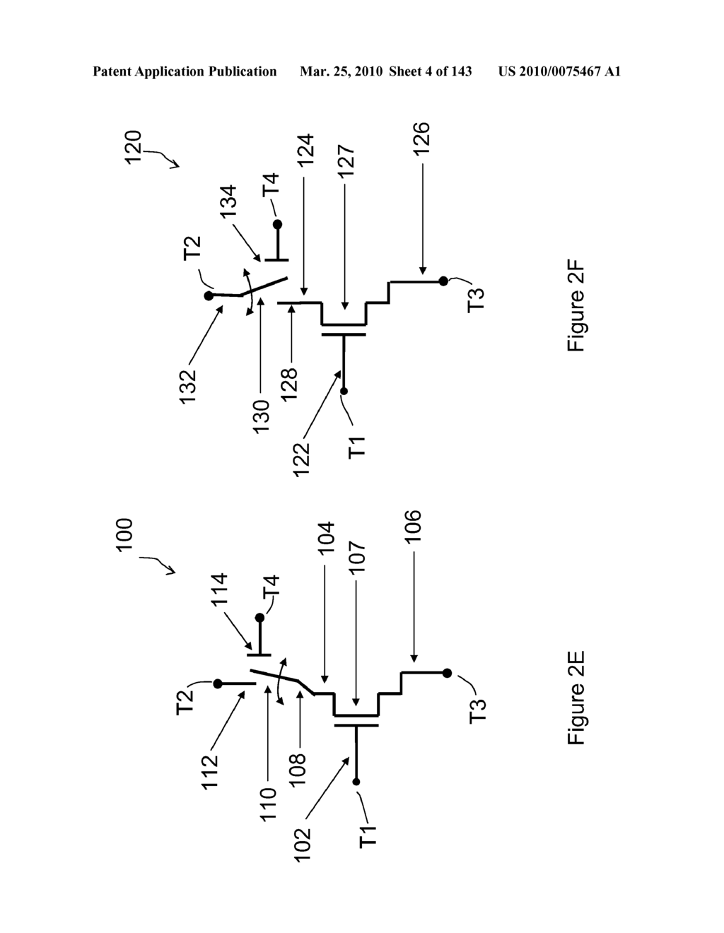 NON-VOLATILE ELECTROMECHANICAL FIELD EFFECT DEVICES AND CIRCUITS USING SAME AND METHODS OF FORMING SAME - diagram, schematic, and image 05