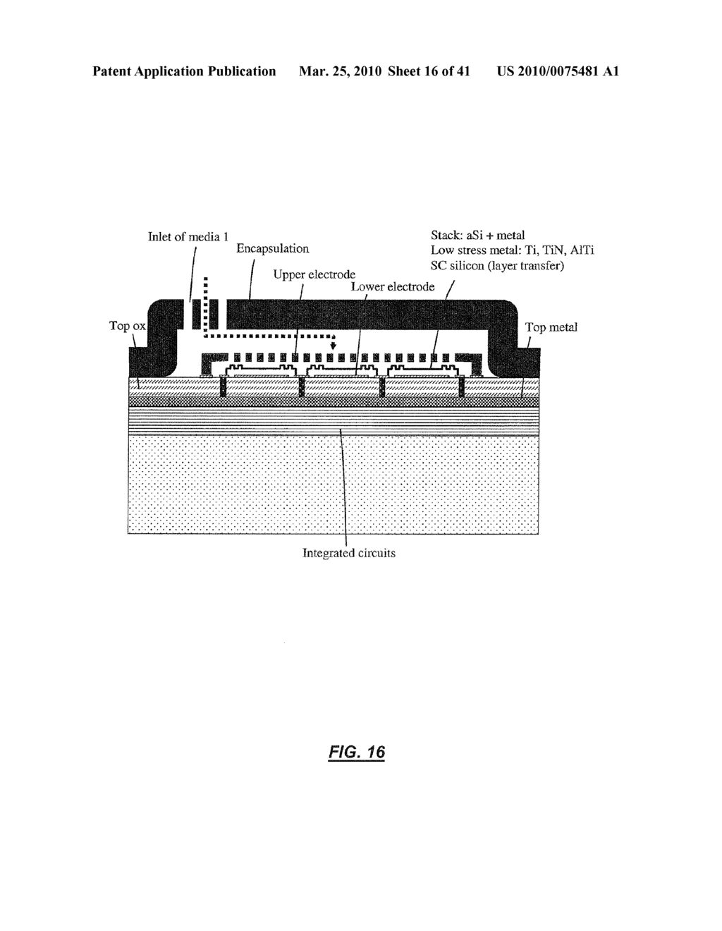 METHOD AND STRUCTURE OF MONOLITHICALLY INTEGRATED IC-MEMS OSCILLATOR USING IC FOUNDRY-COMPATIBLE PROCESSES - diagram, schematic, and image 17