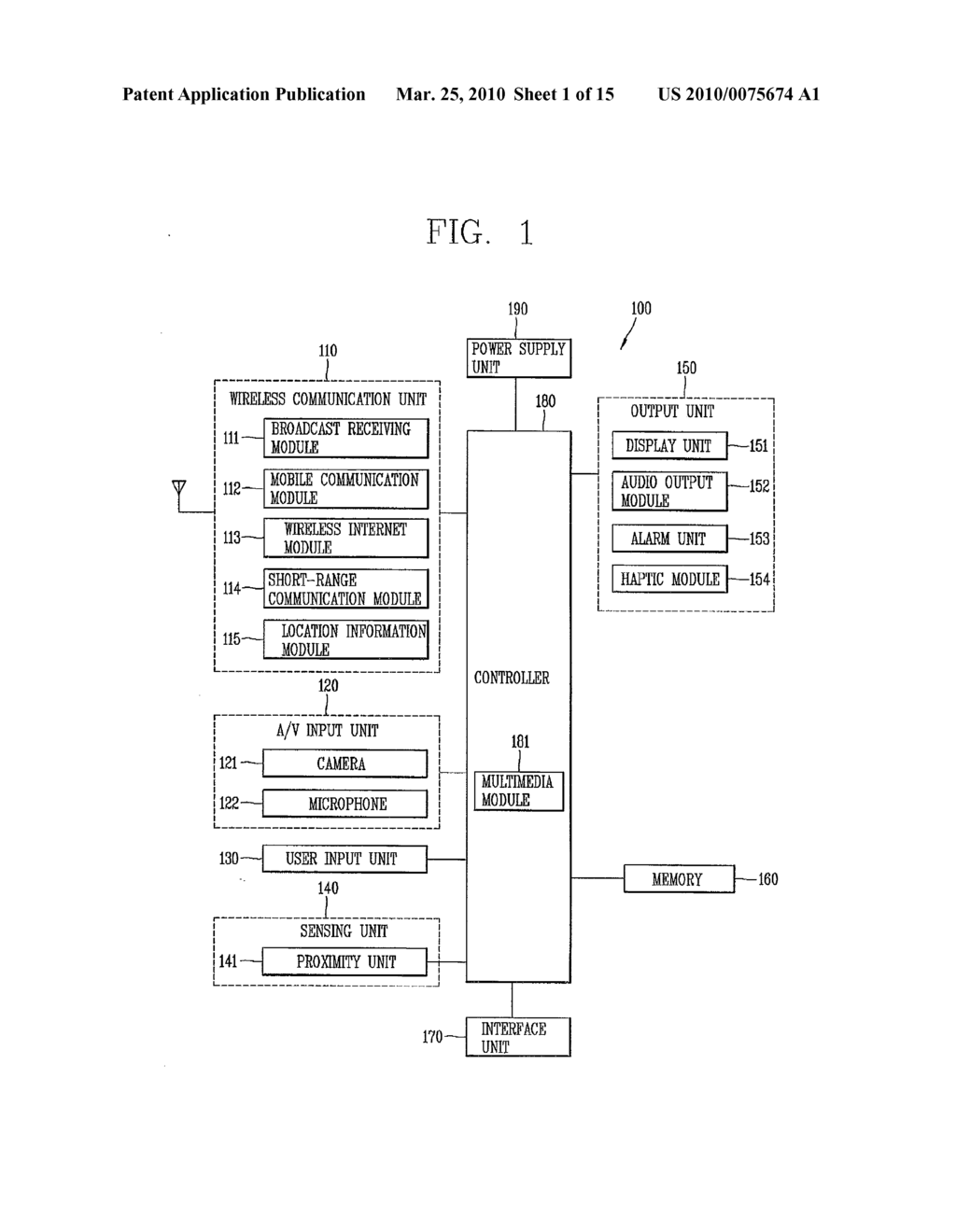 MOBILE TERMINAL AND METHOD FOR ACCESSING WIRELESS INTERNET OF MOBILE TERMINAL - diagram, schematic, and image 02